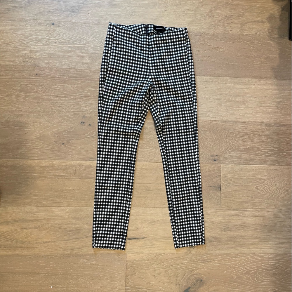Who What Wear Gingham Slim Trousers